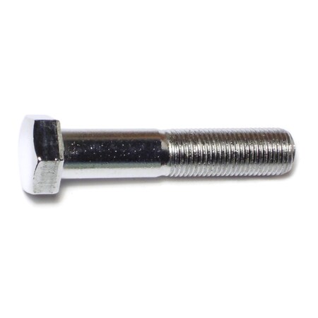 Midwest Fastener Grade 5, 1/2"-20 Hex Head Cap Screw, Chrome Plated Steel, 2-1/2 in L, 5 PK 75387